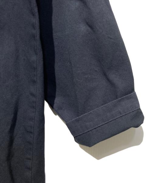 HARVESTY（ハーベスティー）HARVESTY (ハーベスティー) コットンチノクロスオーバーコート ネイビー サイズ:１の古着・服飾アイテム