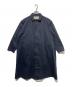 HARVESTY（ハーベスティー）の古着「コットンチノクロスオーバーコート」｜ネイビー