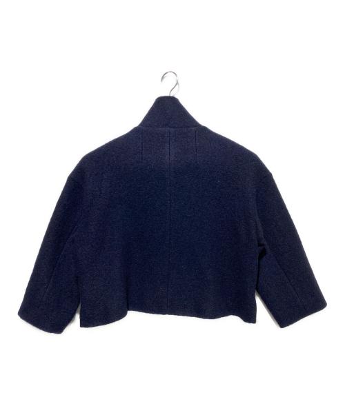 maomade（マオメイド）maomade (マオメイド) 圧縮ウール スタンドカラーコート ネイビー サイズ:Freeの古着・服飾アイテム