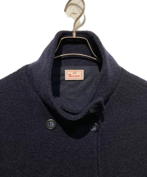 maomade（マオメイド）maomade (マオメイド) 圧縮ウール スタンドカラーコート ネイビー サイズ:Freeの古着・服飾アイテム