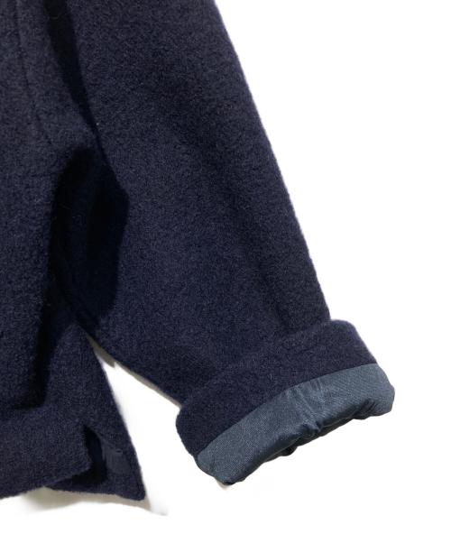 maomade（マオメイド）maomade (マオメイド) 圧縮ウール スタンドカラーコート ネイビー サイズ:Freeの古着・服飾アイテム