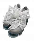 Mikio Sakabe×SHEEPミキオサカベ×）の古着「HIGH TARTE NEW  JEWELRY RIBBON SHOES」｜グレー