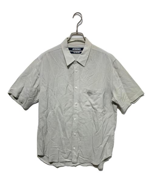 jacquemus（ジャックムス）JACQUEMUS (ジャックムス) LE SPLASH 半袖シャツ グレー サイズ:48の古着・服飾アイテム