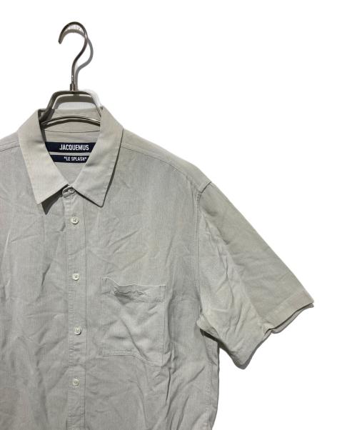 jacquemus（ジャックムス）JACQUEMUS (ジャックムス) LE SPLASH 半袖シャツ グレー サイズ:48の古着・服飾アイテム