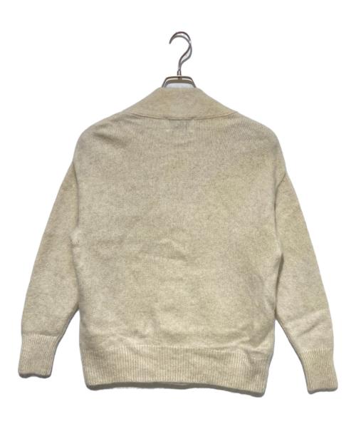 Noble（ノーブル）Noble (ノーブル) ヤク ダブルボタンニットカーディガン ホワイト サイズ:Freeの古着・服飾アイテム