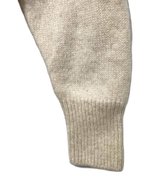 Noble（ノーブル）Noble (ノーブル) ヤク ダブルボタンニットカーディガン ホワイト サイズ:Freeの古着・服飾アイテム