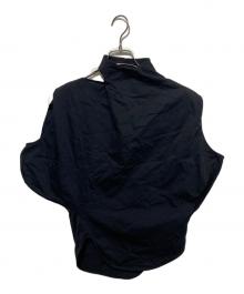 Mame Kurogouchi（マメクロゴウチ）の古着「Cotton Jersey Asymmetry Top」｜ブラック