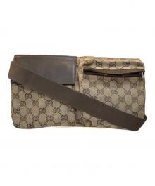 GUCCI（グッチ）の古着「ウエストポーチ」｜ベージュ
