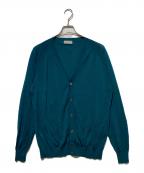 GOOVIグービ）の古着「ニットカーディガン」｜グリーン