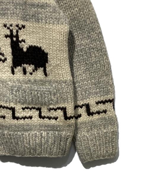 KANATA（カナタ）KANATA (カナタ) カウチンニットカーディガン ブラウン サイズ:Freeの古着・服飾アイテム