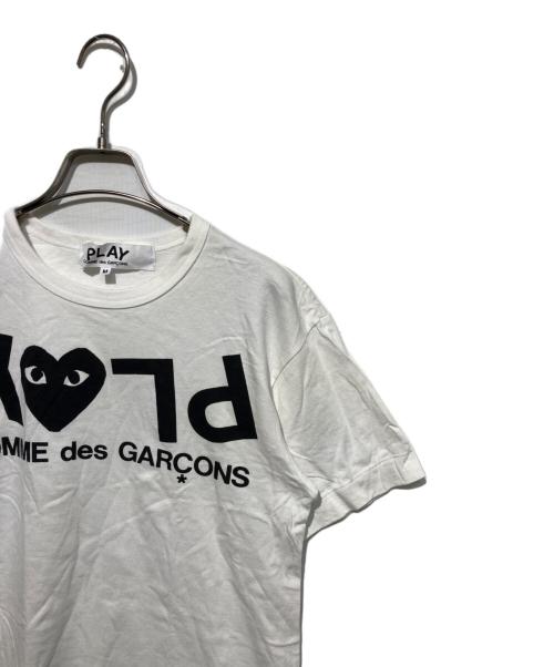 PLAY COMME des GARCONS（プレイコムデギャルソン）PLAY COMME des GARCONS (プレイコムデギャルソン) PLAY HEART LOGO ホワイト サイズ:Mの古着・服飾アイテム