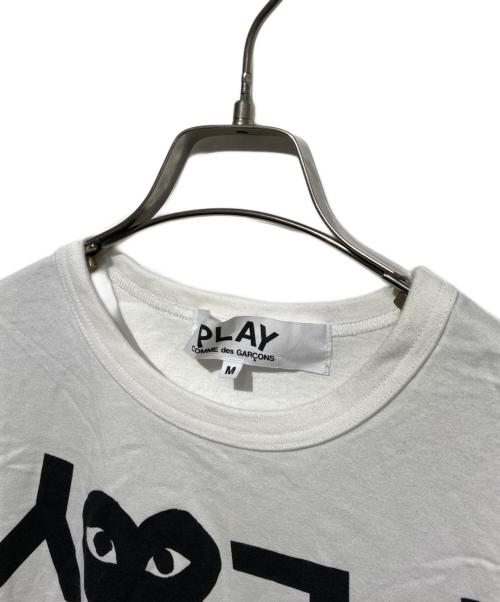 PLAY COMME des GARCONS（プレイコムデギャルソン）PLAY COMME des GARCONS (プレイコムデギャルソン) PLAY HEART LOGO ホワイト サイズ:Mの古着・服飾アイテム