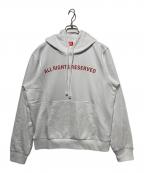 DIESELディーゼル）の古着「プルオーバーパーカー」｜ホワイト