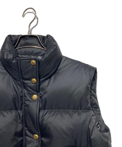 COACH（コーチ）COACH (コーチ) ダウン パッファー ベスト ブラック サイズ:Sの古着・服飾アイテム