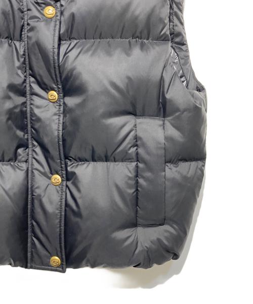 COACH（コーチ）COACH (コーチ) ダウン パッファー ベスト ブラック サイズ:Sの古着・服飾アイテム