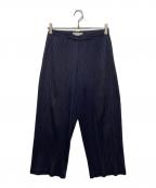 PLEATS PLEASEプリーツプリーズ）の古着「プリーツパンツ」｜ネイビー
