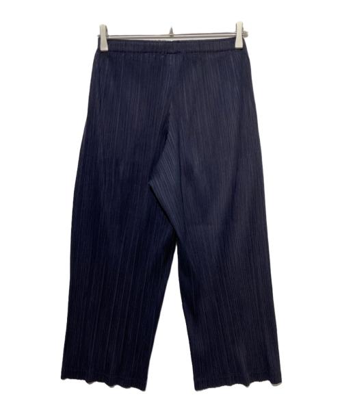 PLEATS PLEASE（プリーツプリーズ）PLEATS PLEASE (プリーツプリーズ) プリーツパンツ ネイビーの古着・服飾アイテム