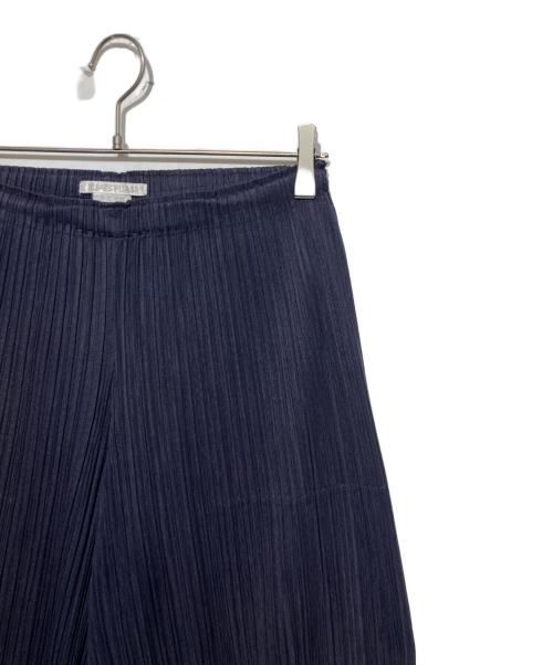 PLEATS PLEASE（プリーツプリーズ）PLEATS PLEASE (プリーツプリーズ) プリーツパンツ ネイビーの古着・服飾アイテム