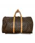LOUIS VUITTON (ルイ ヴィトン) キーポル60 トラベルバッグ ブラウン：70000円
