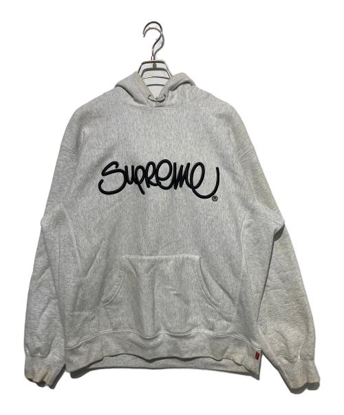 SUPREME（シュプリーム）Supreme (シュプリーム) 22SS Raised Handstyle Hooded Sweatshirt グレー サイズ:Lの古着・服飾アイテム