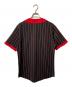 Supreme (シュプリーム) 18AW Vertical Logo Baseball Jersey ブラック×レッド サイズ:M：10000円