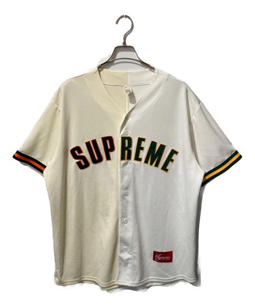 SUPREME（シュプリーム）SUPREME (シュプリーム) 21SS Dont hate baseball jersey アイボリー×ホワイト サイズ:Lの古着・服飾アイテム