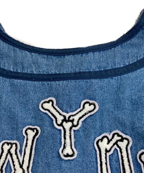 SUPREME（シュプリーム）SUPREME (シュプリーム) 21SS Patches Denim Baseball Jersey ブルー サイズ:Lの古着・服飾アイテム