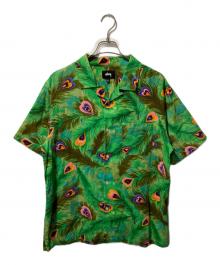 stussy（ステューシー）の古着「Peacock S/S Shirt」｜グリーン