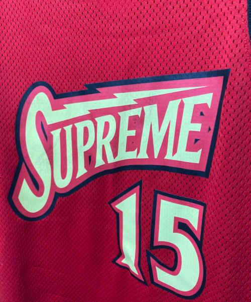 SUPREME（シュプリーム）Supreme (シュプリーム) bolt basketball jersey レッド サイズ:Mの古着・服飾アイテム