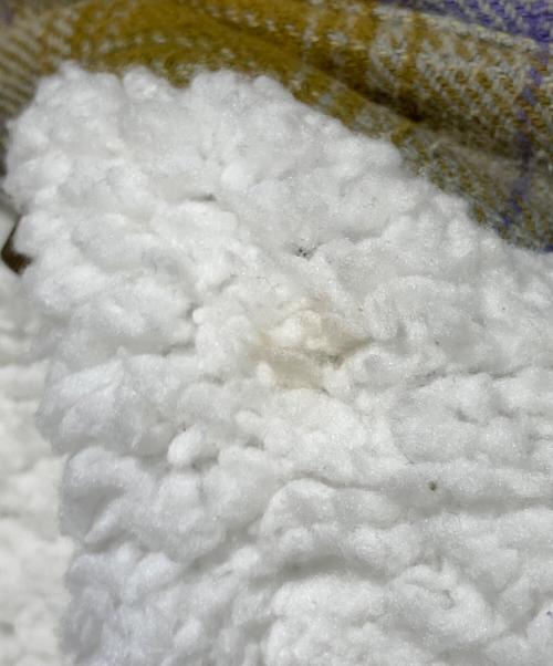 SUPREME（シュプリーム）Supreme (シュプリーム) 22FW shearling lined flannel shirt パープル サイズ:Lの古着・服飾アイテム