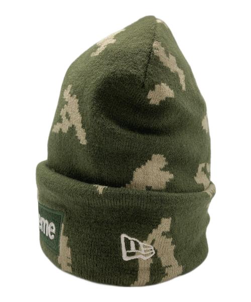 SUPREME（シュプリーム）Supreme (シュプリーム) New Era (ニューエラ) 21AW Box Logo Beanie グリーンの古着・服飾アイテム