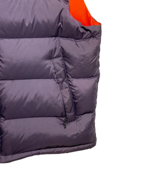 THE NORTH FACE（ザ ノース フェイス）THE NORTH FACE (ザ ノース フェイス) ヌプシダウンベスト ブラック×パープル サイズ:Lの古着・服飾アイテム