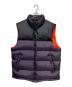 THE NORTH FACE（ザ ノース フェイス）の古着「ヌプシダウンベスト」｜ブラック×パープル