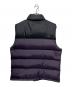 THE NORTH FACE (ザ ノース フェイス) ヌプシダウンベスト ブラック×パープル サイズ:L：10000円