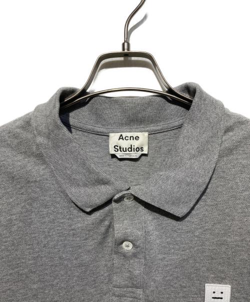Acne studios（アクネ ストゥディオズ）ACNE STUDIOS (アクネ ストゥディオズ) ポロシャツ グレー サイズ:ＸＬの古着・服飾アイテム