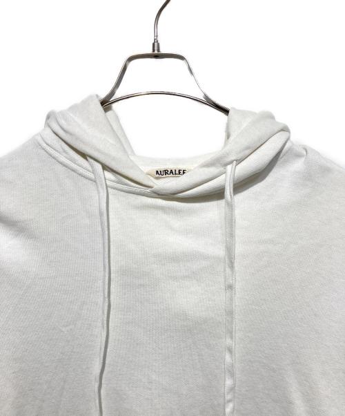 AURALEE（オーラリー）AURALEE (オーラリー) LIGHT FLOWY SWEAT PARKA ホワイト サイズ:5の古着・服飾アイテム