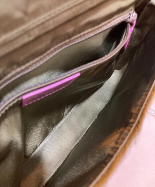 Christian Dior（クリスチャン ディオール）Christian Dior (クリスチャン ディオール) マリスパール ワンショルダーバッグ グリーン×ピンクの古着・服飾アイテム