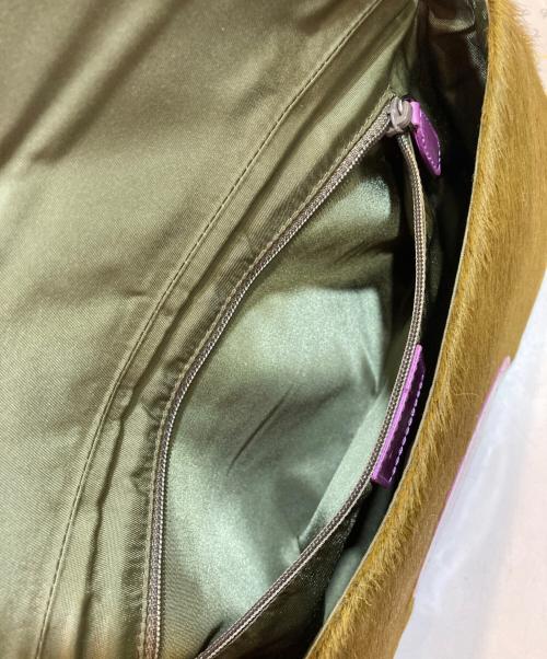 Christian Dior（クリスチャン ディオール）Christian Dior (クリスチャン ディオール) マリスパール ワンショルダーバッグ グリーン×ピンクの古着・服飾アイテム