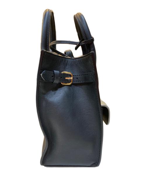 BALENCIAGA（バレンシアガ）BALENCIAGA (バレンシアガ) パドロック ミニ オールアフタヌーン ハンドバッグ ベージュ×ブラックの古着・服飾アイテム