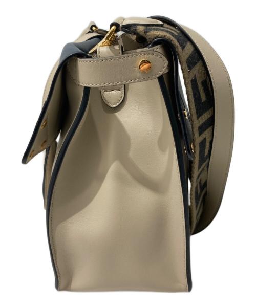 FENDI（フェンディ）FENDI (フェンディ) フィリップラージ 2WAYバッグ ネイビー×ベージュの古着・服飾アイテム