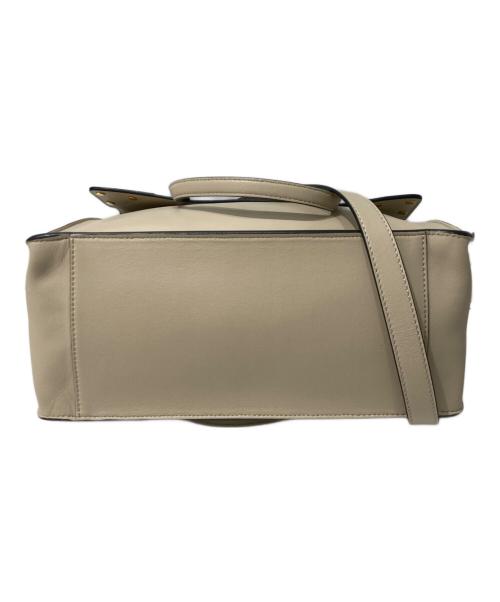 FENDI（フェンディ）FENDI (フェンディ) フィリップラージ 2WAYバッグ ネイビー×ベージュの古着・服飾アイテム