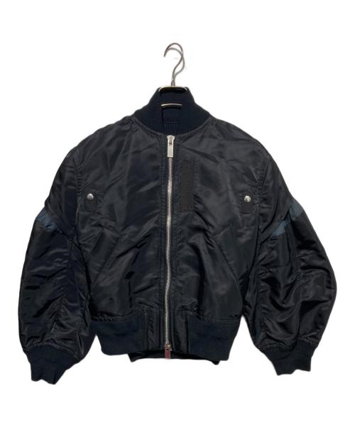 sacai（サカイ）sacai (サカイ) ボンバージャケット ブラック サイズ:1の古着・服飾アイテム