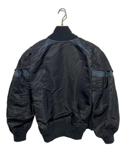 sacai（サカイ）sacai (サカイ) ボンバージャケット ブラック サイズ:1の古着・服飾アイテム