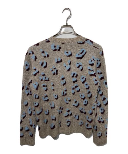 3.1 phillip lim（スリーワンフィリップリム）3.1 phillip lim (スリーワンフィリップリム) 総柄ニットカーディガン グレー サイズ:Sの古着・服飾アイテム