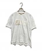 FENDIフェンディ）の古着「ロゴTシャツ」｜ホワイト