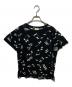 Saint Laurent Paris（サンローランパリ）の古着「音符プリントTシャツ」｜ブラック