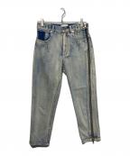 3.1 phillip limスリーワンフィリップリム）の古着「ジップデザインデニムパンツ」｜インディゴ