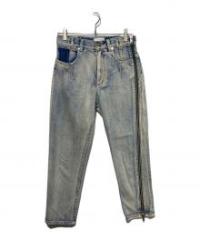 3.1 phillip lim（スリーワンフィリップリム）の古着「ジップデザインデニムパンツ」｜インディゴ