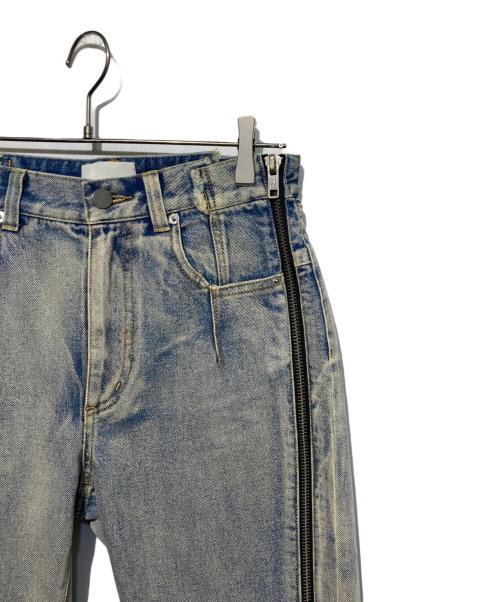 3.1 phillip lim（スリーワンフィリップリム）3.1 phillip lim (スリーワンフィリップリム) ジップデザインデニムパンツ インディゴの古着・服飾アイテム