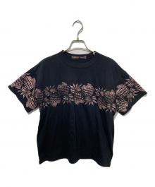 sacai×Sun Surf（サカイ×サンサーフ）の古着「サイドジップTシャツ」｜ブラック
